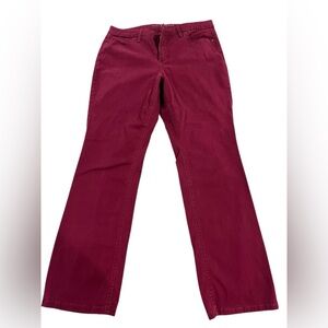 Dana Buchman Burgundy Pants